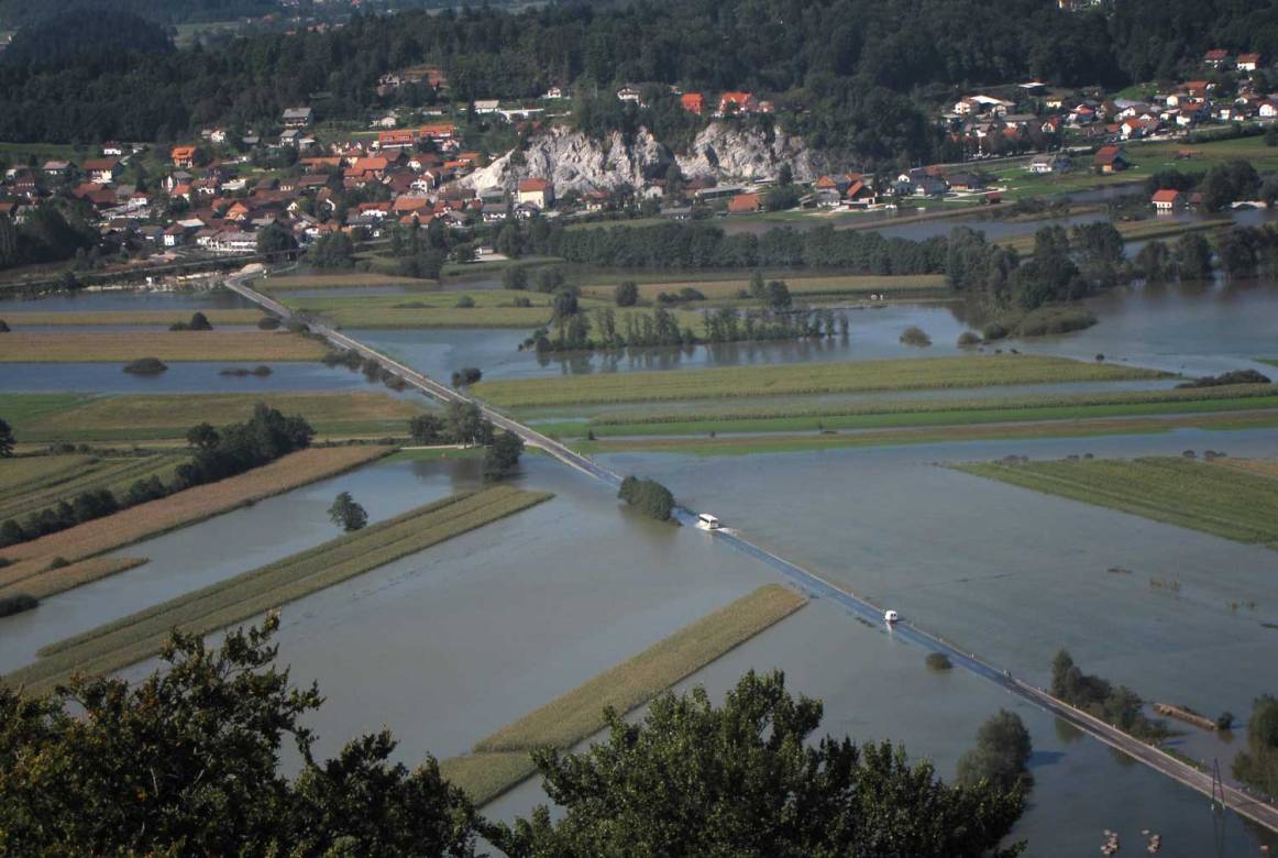 Floods in Slovenia millions of euros worth of damage, for which we are