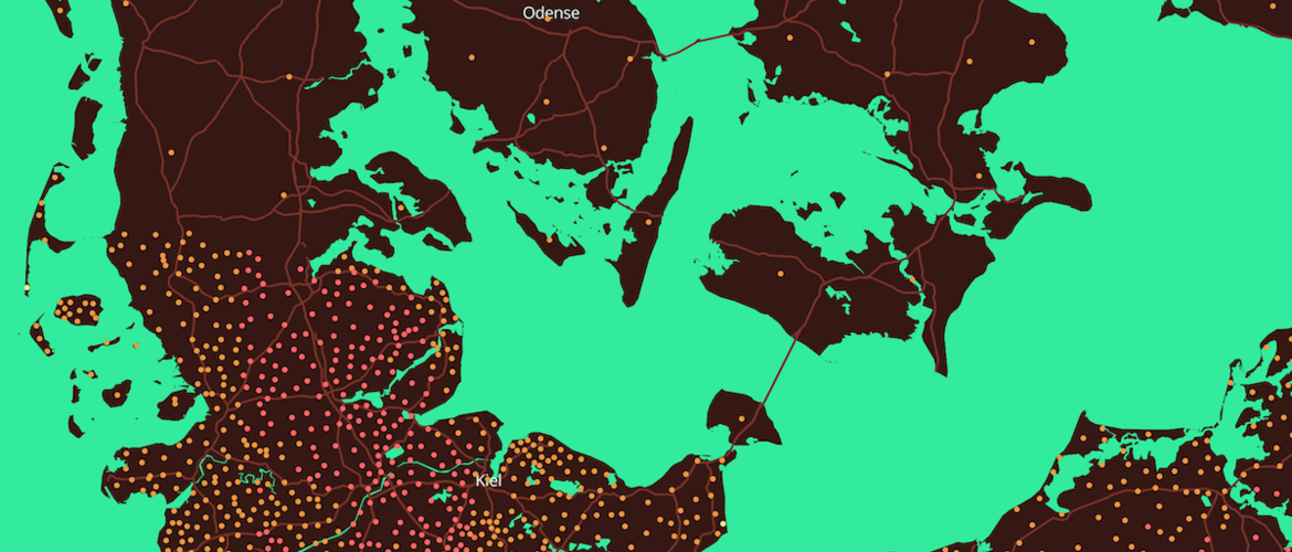 Une carte interactive du réchauffement climatique en Europe