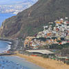 beaches and village in Tenerife