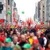 trade union demonstration in Brussels
