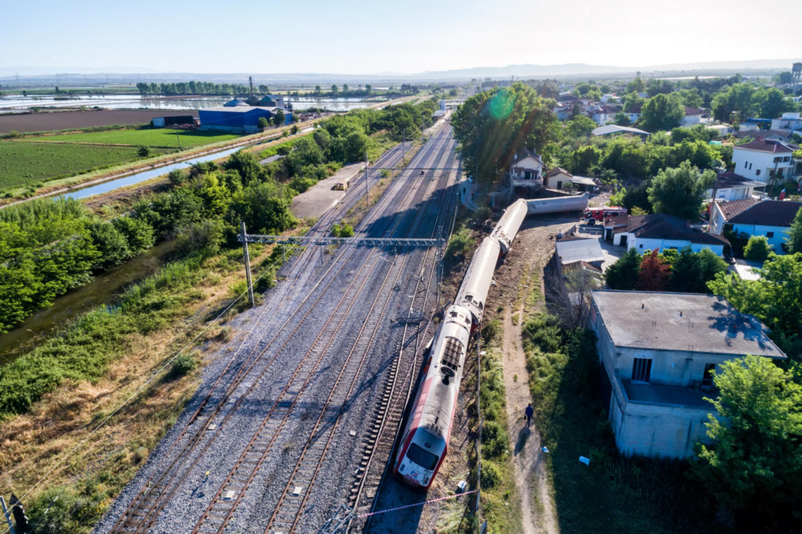 train accident in Greece